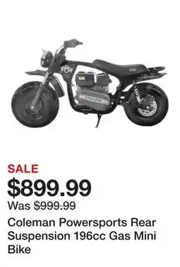 Tractor Supply Company Coleman Powersports Rear Suspension 196cc Gas Mini Bike offer