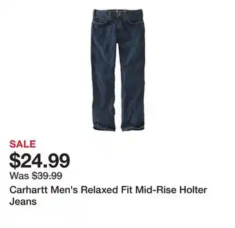 Tractor Supply Company Carhartt Men's Relaxed Fit Mid-Rise Holter Jeans offer