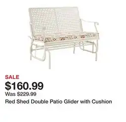 Tractor Supply Company Red Shed Double Patio Glider with Cushion offer