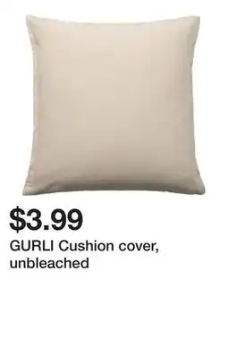 Ikea GURLI Cushion cover, unbleached offer