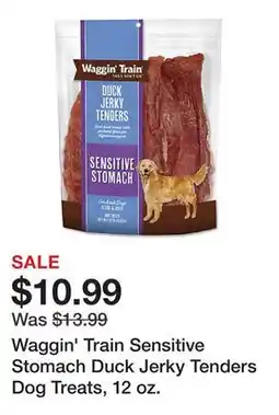 Tractor Supply Company Waggin' Train Sensitive Stomach Duck Jerky Tenders Dog Treats, 12 oz offer