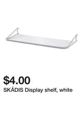 Ikea SKÅDIS Display shelf, white offer