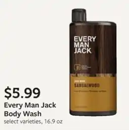 Fareway Every Man Jack Body Wash offer