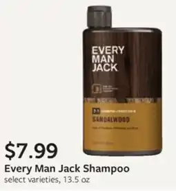 Fareway Every Man Jack Shampoo offer