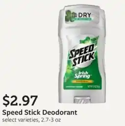 Fareway Speed Stick Deodorant offer