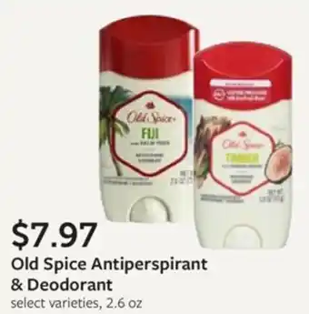 Fareway Old Spice Antiperspirant & Deodorant offer