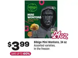 Grocery Outlet Bibigo Mini Wontons, 24 oz offer