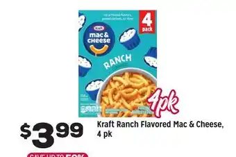 Grocery Outlet Kraft Ranch Flavored Mac & Cheese offer