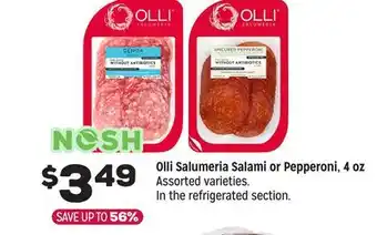 Grocery Outlet Olli Salumeria Salami or Pepperoni, 4 oz offer