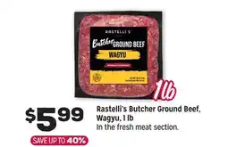 Grocery Outlet Rastelli's Butcher Ground Beef, Wagyu, 1 lb offer
