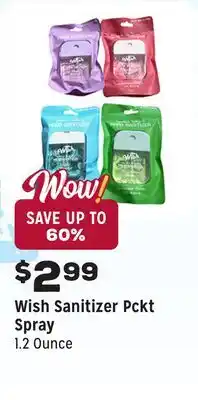 Grocery Outlet Sanitizer Pckt Spray offer