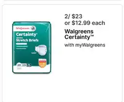 Walgreens Walgreens Certainty offer
