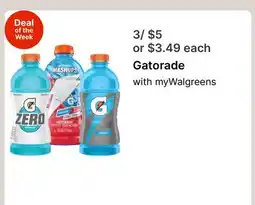 Walgreens Gatorade offer