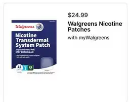 Walgreens Walgreens Nicotine Patches offer