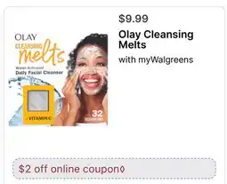 Walgreens Olay Cleansing Melts offer