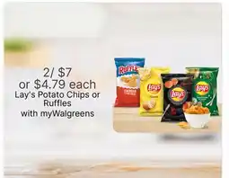 Walgreens Lay's Potato Chips or Ruffles offer