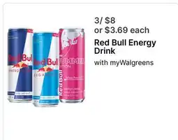 Walgreens Red Bull Energy Drink offer