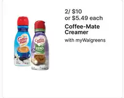 Walgreens Coffee-Mate Creamer offer
