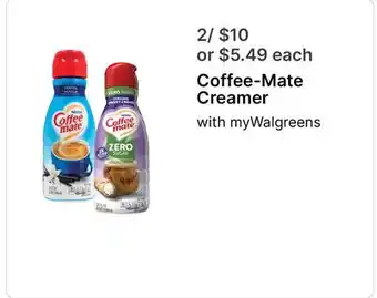 Walgreens Coffee-Mate Creamer offer