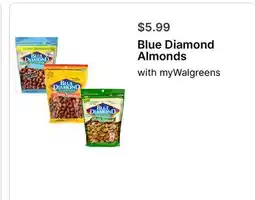Walgreens Blue Diamond Almonds offer