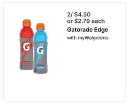 Walgreens Gatorade Edge offer