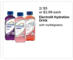 Walgreens Electrolit Hydration Drink offer