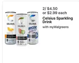 Walgreens Celsius Sparkling Drink offer