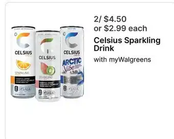 Walgreens Celsius Sparkling Drink offer