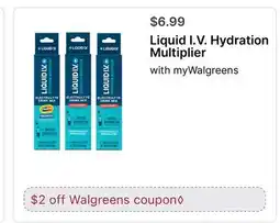 Walgreens Liquid Hydration Multiplier offer