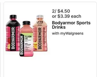Walgreens Bodyarmor Sports Drinks offer