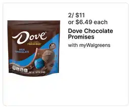 Walgreens Dove Chocolate Promises offer