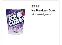 Walgreens Ice Breakers Gum offer