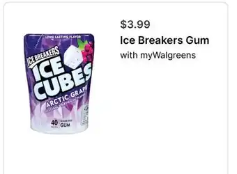 Walgreens Ice Breakers Gum offer