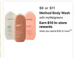 Walgreens Method Body Wash offer
