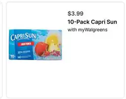 Walgreens 10-Pack Capri Sun offer