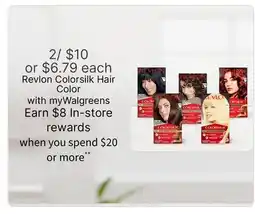 Walgreens Revlon Colorsilk Hair Color offer