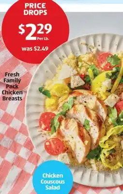 Aldi Fresh Family Pack Chicken Breasts offer