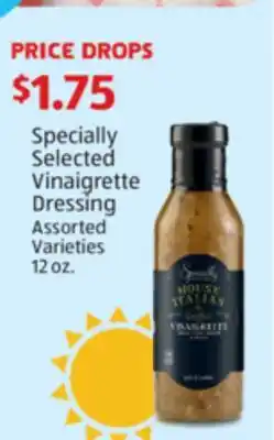 Aldi Specially Selected Vinaigrette Dressing offer