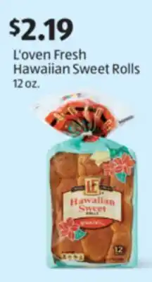 Aldi L'oven Fresh Hawaiian Sweet Rolls offer