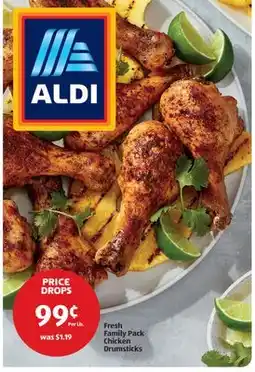 Aldi Fresh Family Pack Chicken Drumsticks offer