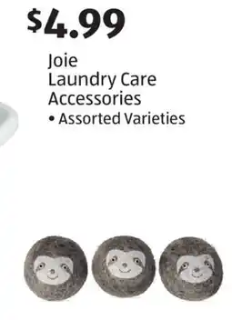 Aldi Joie Laundry Care Accessories offer