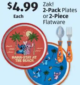 Aldi Zak! 2-Pack Plates or 2-Piece Flatware offer