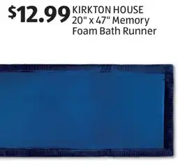 Aldi KIRKTON HOUSE 20 x 47 Memory Foam Bath Runner offer