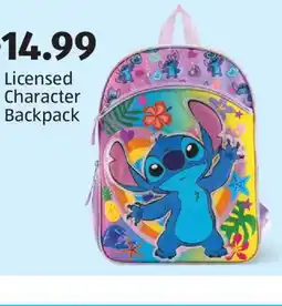 Aldi Licensed Character Backpack offer
