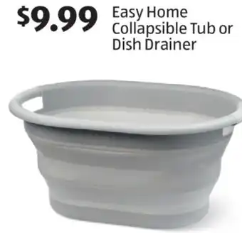 Aldi Easy Home Collapsible Tub or Dish Drainer offer