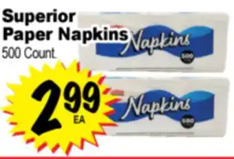 Superior Grocers Superior Paper Napkins offer