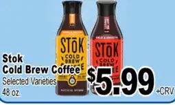 Superior Grocers Stok Cold Brew Coffee offer