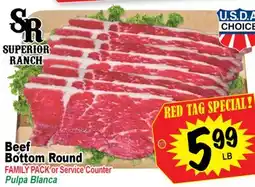 Superior Grocers Beef Bottom Round offer