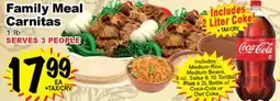 Superior Grocers FAMILY MEAL CARNITAS offer