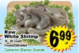 Superior Grocers Raw White Shrimp offer